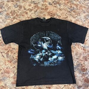 Y2K Cobra Creek Riders in the storm Crewneck Biker Tee Men's Size Medium Baggy